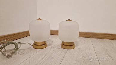 coppia di lampade da tavolo