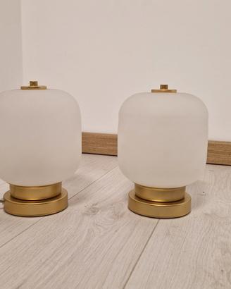 coppia di lampade da tavolo