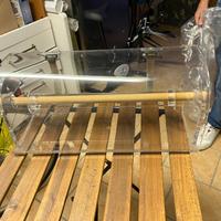 Porta rotolo carta plexiglass da banco - gelateria