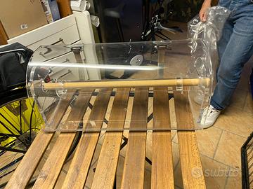 Porta rotolo carta plexiglass da banco - gelateria