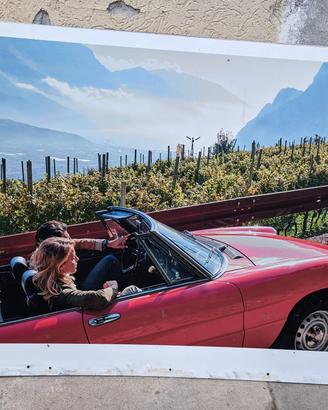 Cartello pubblicitario Alfa Romeo 