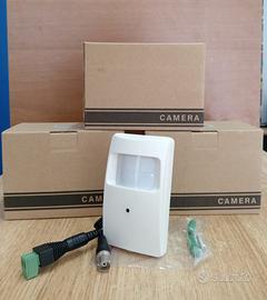 3 Telecamere analogiche nascoste in sensore pir