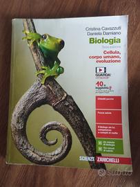 libro Biologia cellula, corpo umano, evoluzione 