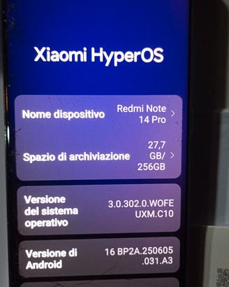 Xiaomi redmi note 14 pro