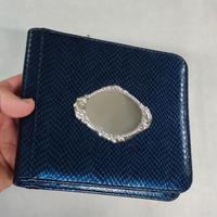 Portagioielli da viaggio vintage pelle e Argento