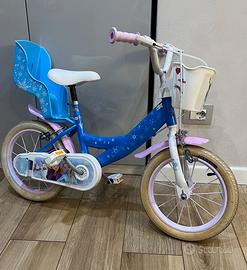 Bicicletta bambina 14” Frozen 4-6 anni blu