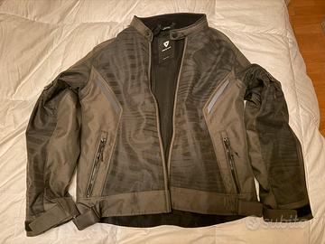 Giacca moto REV’IT TORQUE 2 H2O NERO/VERDE SCURO