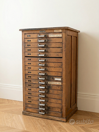 Cassettiera Tipografica Vintage – Tipografo