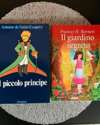 Libri  Il piccolo Principe e Il giardino segreto