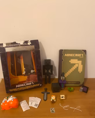 Lotto Minecraft Personaggi Action Figure