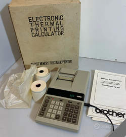 Calcolatrice vintage Brother 12 PD