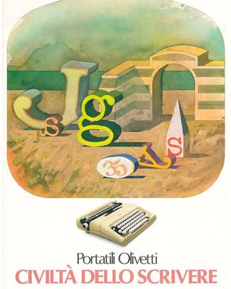 Poster Olivetti- "Civiltà dello scrivere"