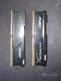 Memoria RAM DDR4 HyperX Fury 16 gb 2133 Mhz