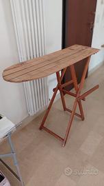 Asse da stiro antico in legno - vintage