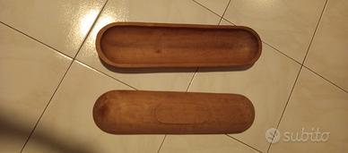 Portaoggetti ovali in legno