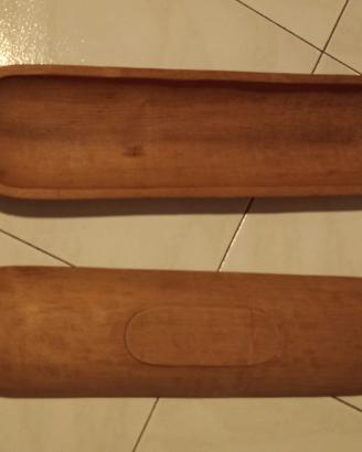 Portaoggetti ovali in legno