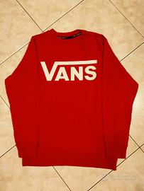 Felpa on sale vans rossa