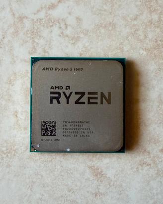 AMD Ryzen 5 1600 6 Core 12 Thread + Dissipatore