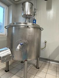 Pastorizzatore latte a gas