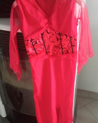 Vestito carnevale diavola carnevale 6/7anni