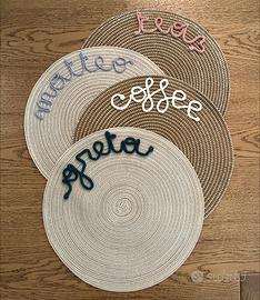 Tovagliette personalizzabili