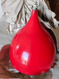 coppia di lampadari (rosso e verde)