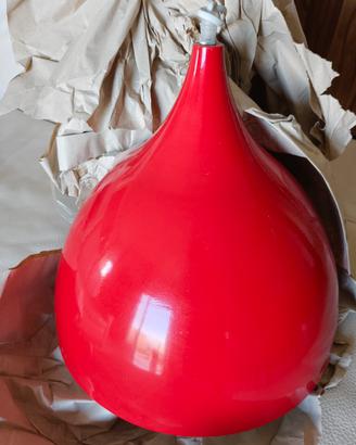 coppia di lampadari (rosso e verde)