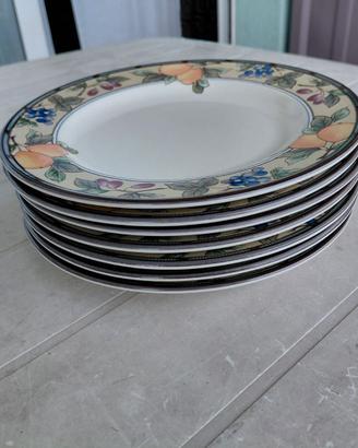 Servizio 7 Mikasa Ceramica Intaglio Harvest cac29