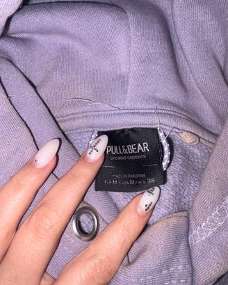 Felpa lilla pull&bear