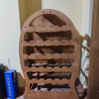 Cantinetta porta vino in legno.