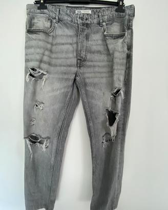 Jeans uomo strappati Zara