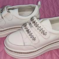 scarpe bianche ideali per sposa mis 38