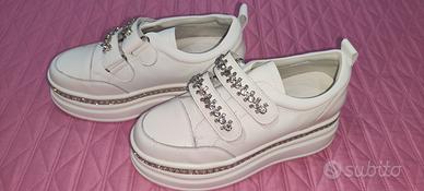 scarpe bianche ideali per sposa mis 38