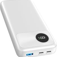 Power Bank 20000mAh 22.5W PD3.0 QC4.0 USB-C Bianco