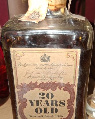 Scotch whisky Justerini & Brooks J&B 20 years