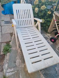 sedie a sdraio e lettino 