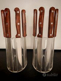 set coltelli acciaio inox