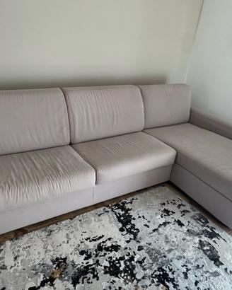 Divano letto chateau d’ax con penisola contenitore