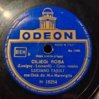 Disco 78 giri Edizioni Odeon Luciano Tajoli