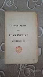 Libro Description du plan incliné souterrain.