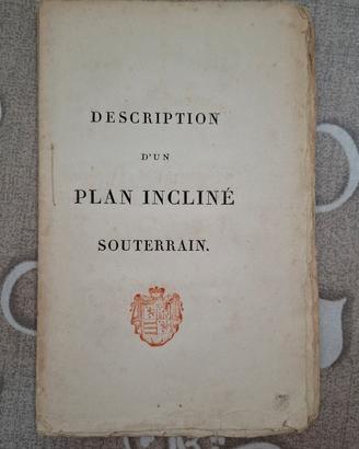 Libro Description du plan incliné souterrain.