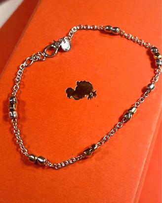 DoDo braccialetto mini granelli argento e oro