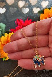 Catenina in acciaio con ciondolo 