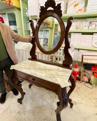 Console antica con specchio 800 napoletano