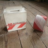 15 nastri per segnaletica bianco rosso