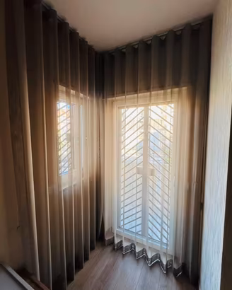 Tende eleganti effetto lino