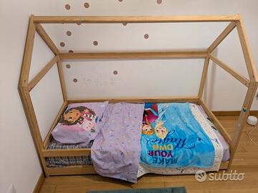 Letto montessoriano con materasso
