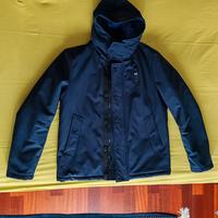 Giubbotto Blauer blu con cappuccio fisso