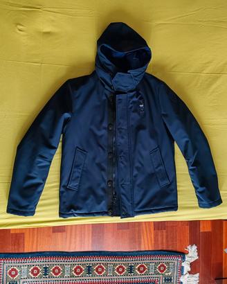 Giubbotto Blauer blu con cappuccio fisso