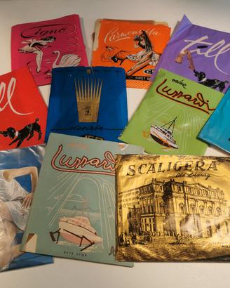 set di 21 paia di calze e collant vintage anni 60/